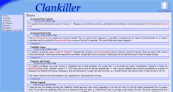 Desktop Screenshot of clankiller.com