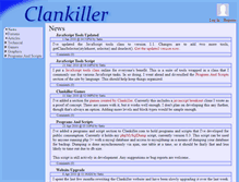 Tablet Screenshot of clankiller.com